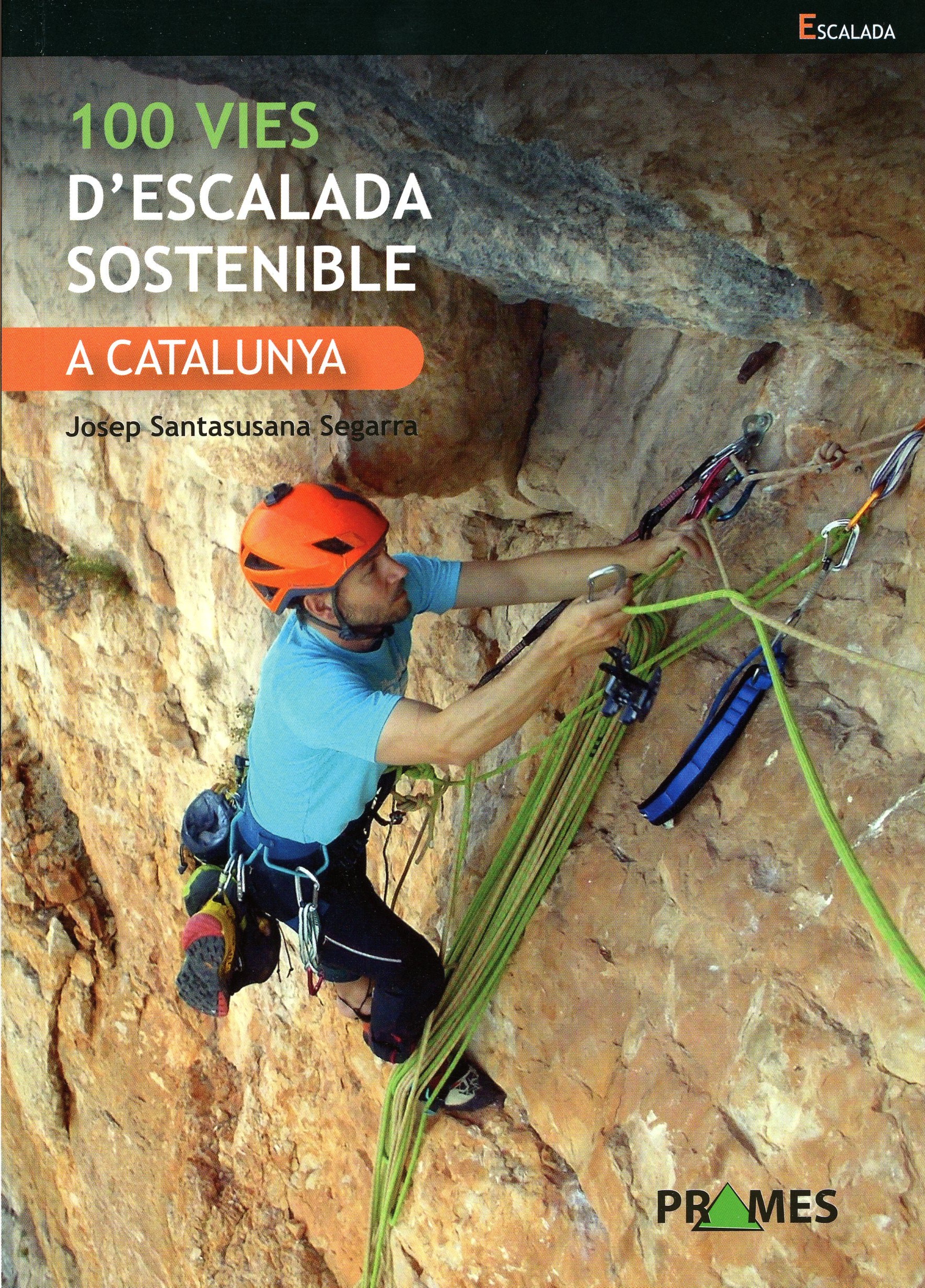 100 vies d'escalada sostenible a Catalunya - Portada